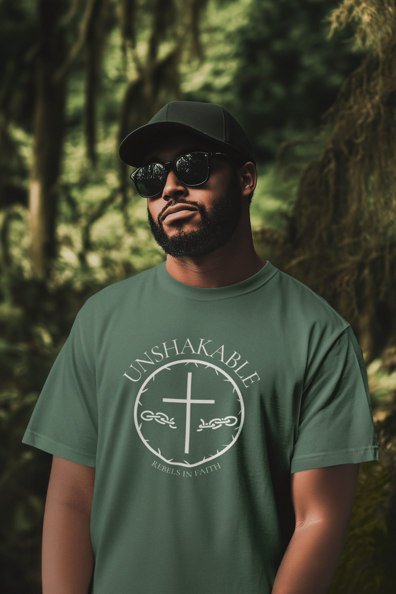 Men's Unshakable Faith - Comfort Tee - Rebels in Faith