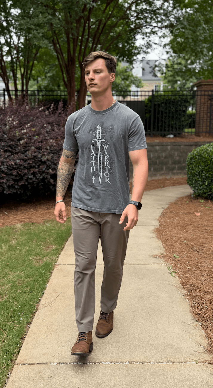 Sword of Faith Warrior - Comfort Tee - Rebels in Faith