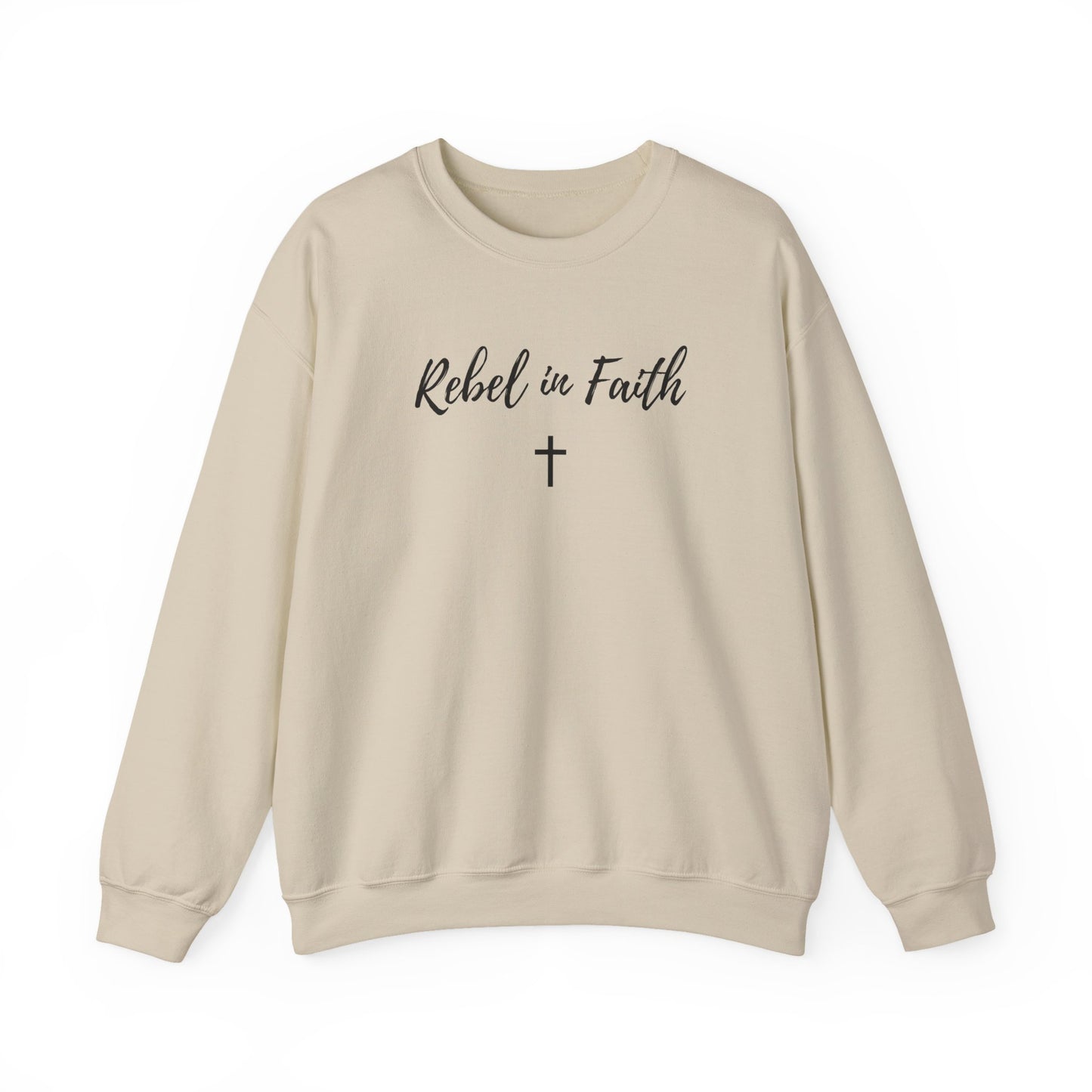Women's Rebel in Faith - Comfort Crewneck Sweatshirt - Rebels in Faith