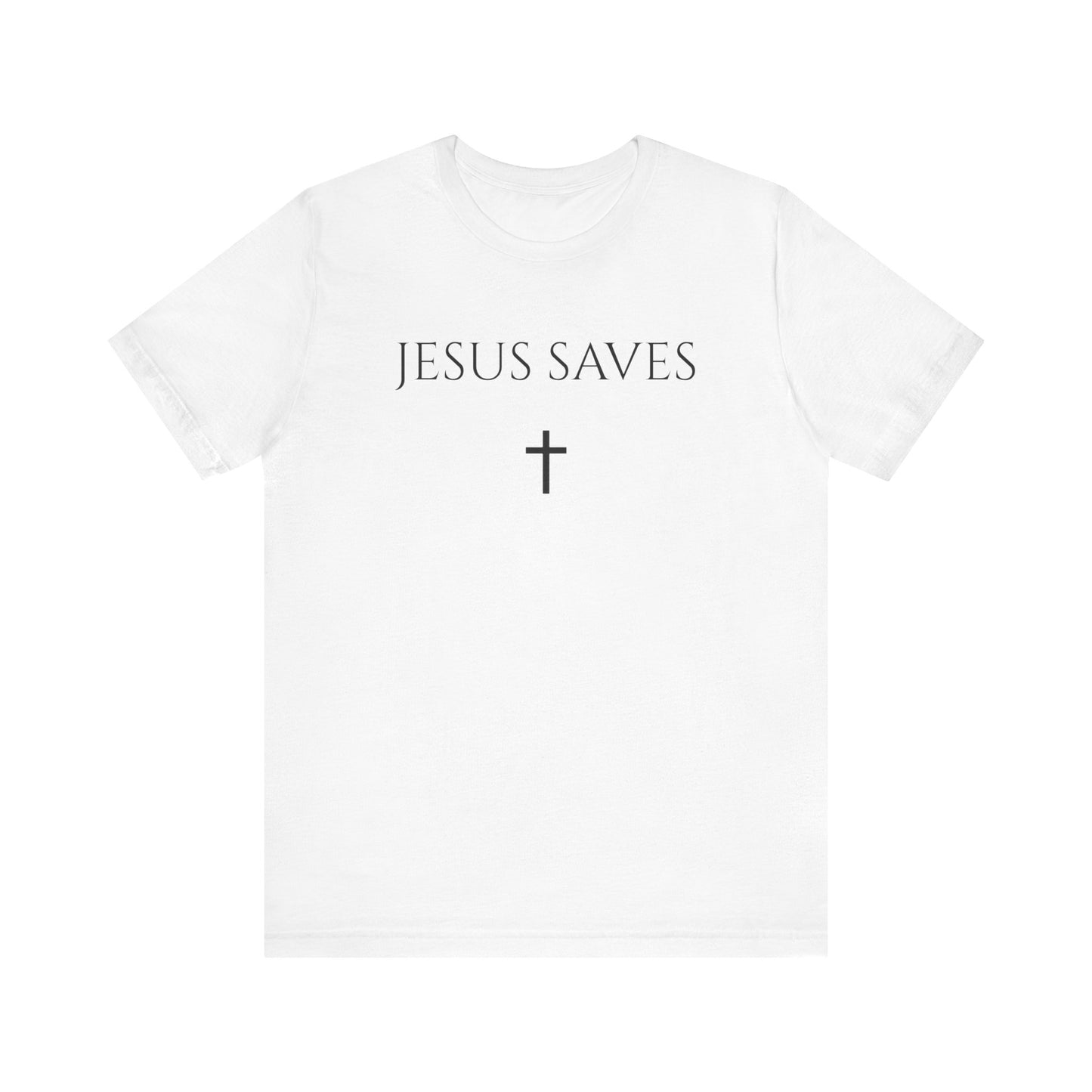 Men's Jesus Saves - Soft Unisex Jersey Tee - Rebels in Faith