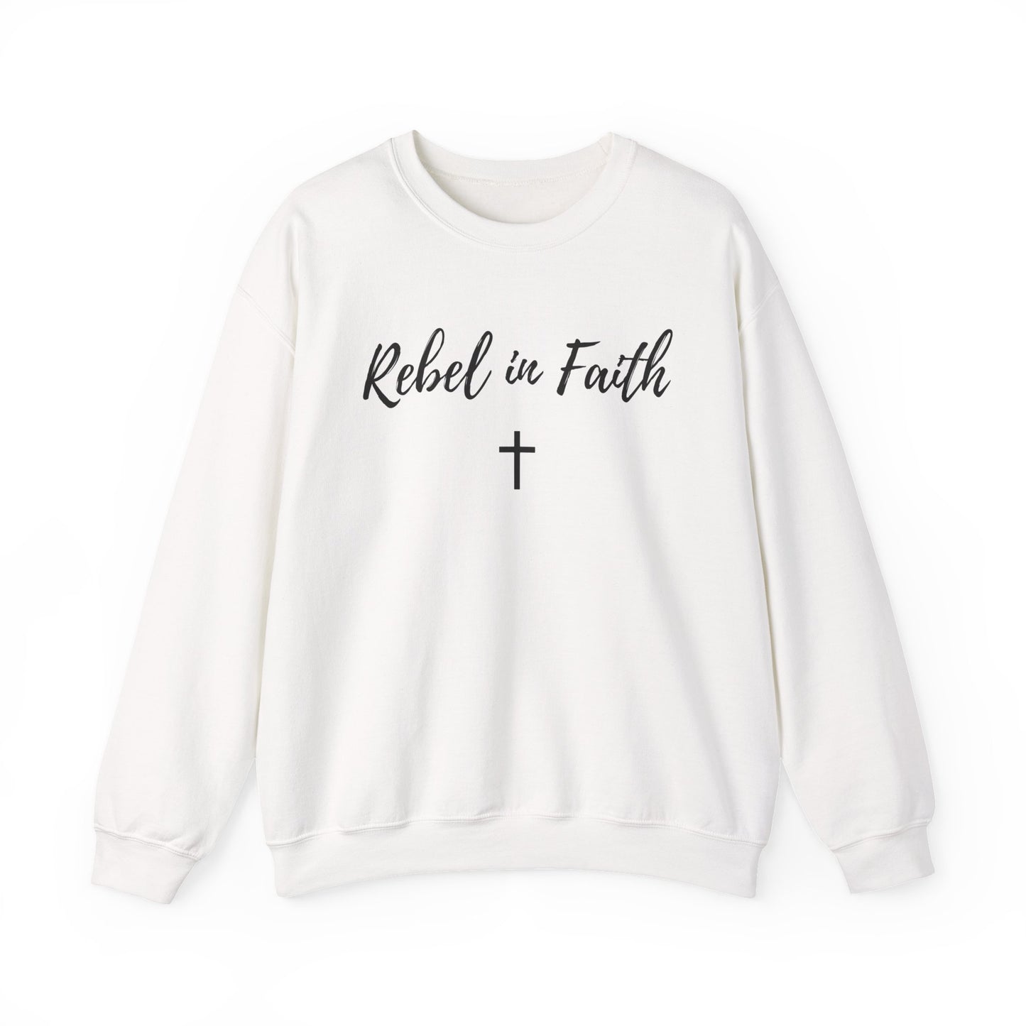 Women's Rebel in Faith - Comfort Crewneck Sweatshirt - Rebels in Faith