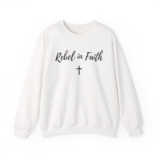 Women's Rebel in Faith - Comfort Crewneck Sweatshirt - Rebels in Faith