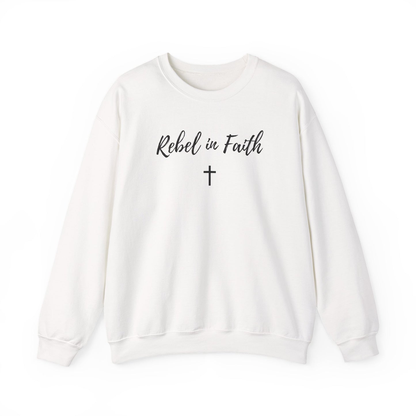 Women's Rebel in Faith - Comfort Crewneck Sweatshirt - Rebels in Faith