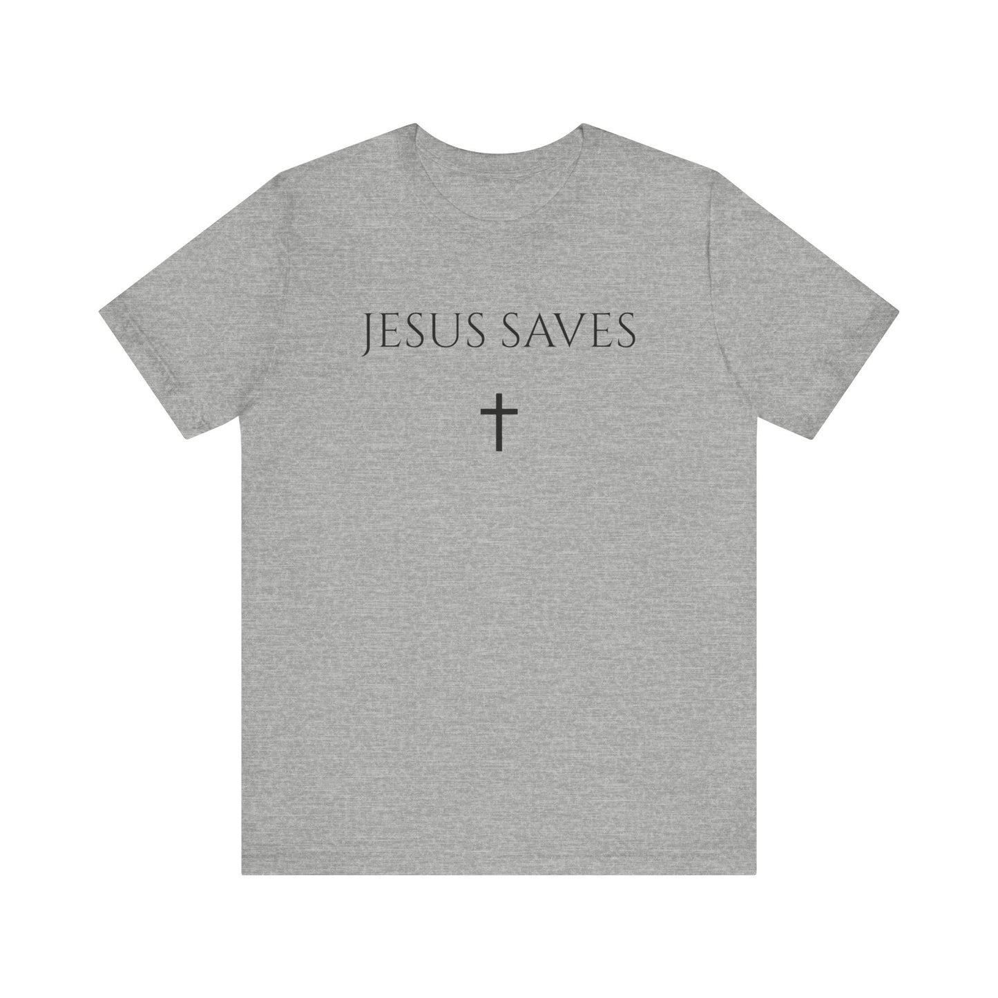 Men's Jesus Saves - Soft Unisex Jersey Tee - Rebels in Faith
