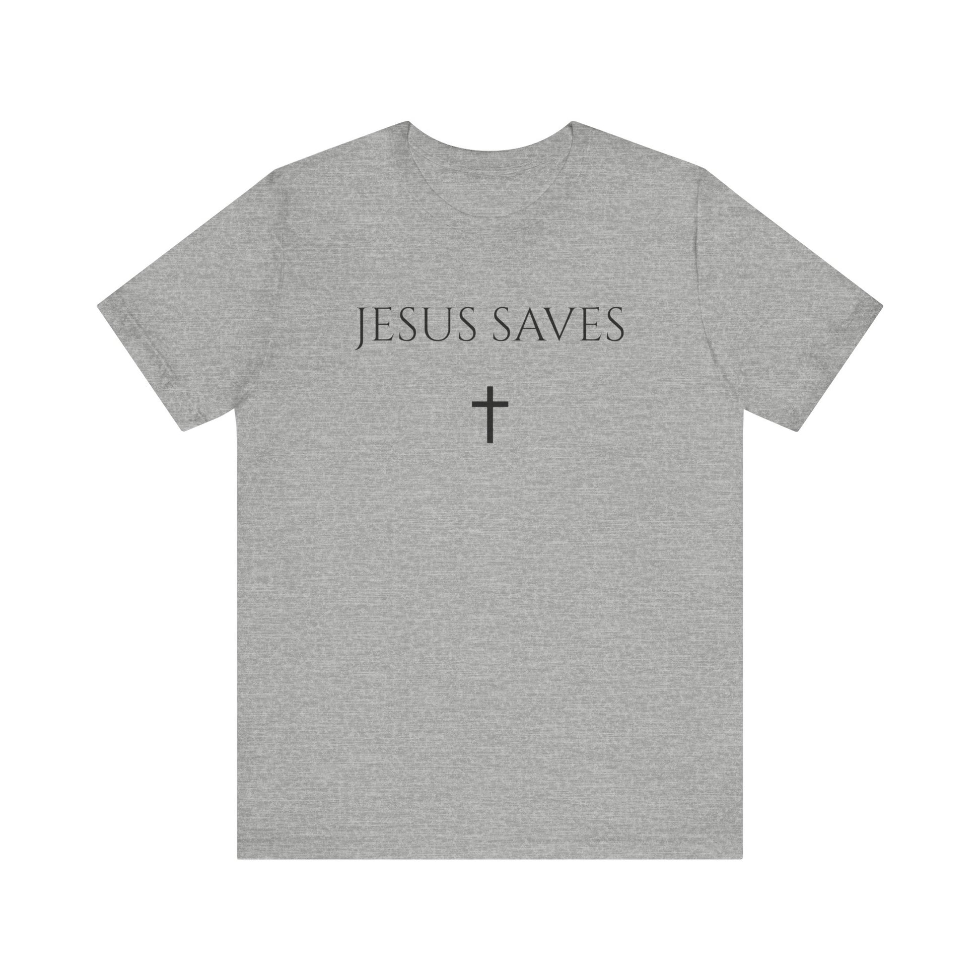 Men's Jesus Saves - Soft Unisex Jersey Tee - Rebels in Faith