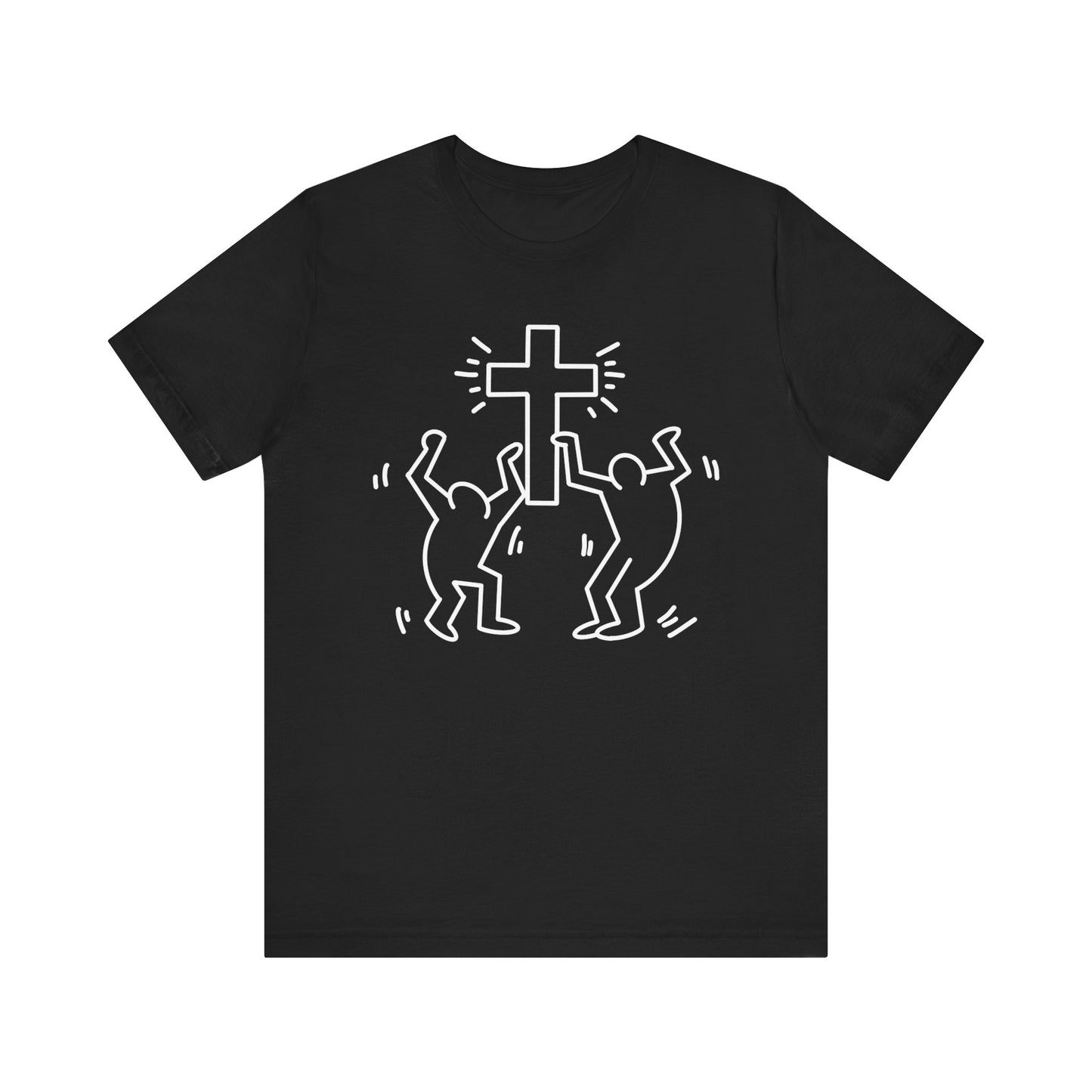 Herring - Inspired Cross - Soft Unisex Jersey Tee - Rebels in Faith
