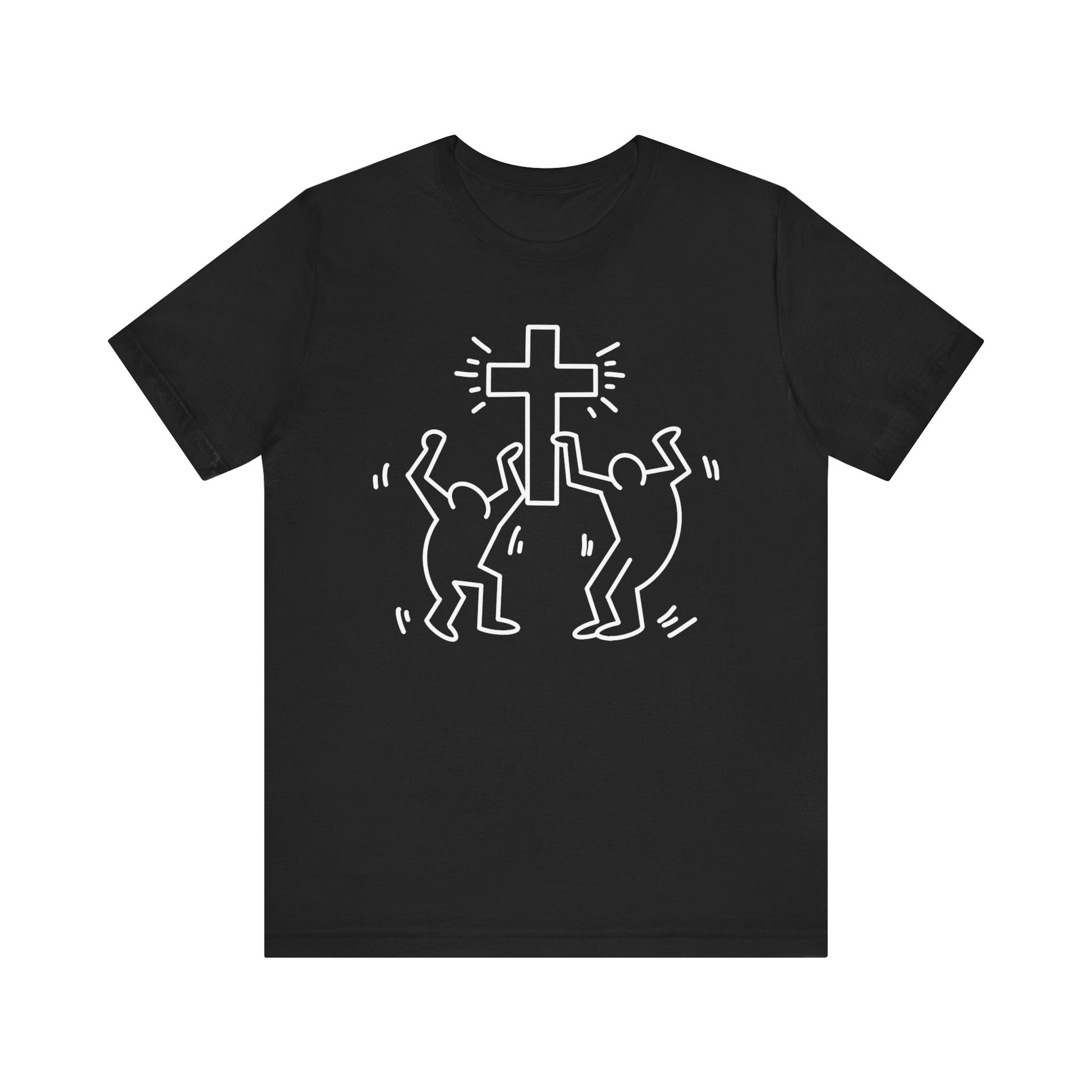 Herring - Inspired Cross - Soft Unisex Jersey Tee - Rebels in Faith