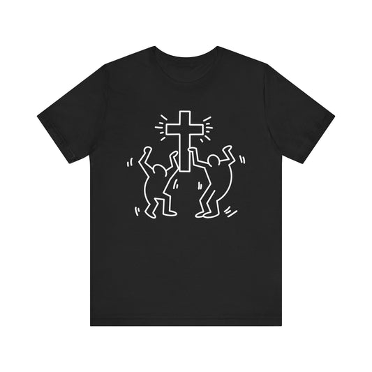 Herring - Inspired Cross - Soft Unisex Jersey Tee - Rebels in Faith