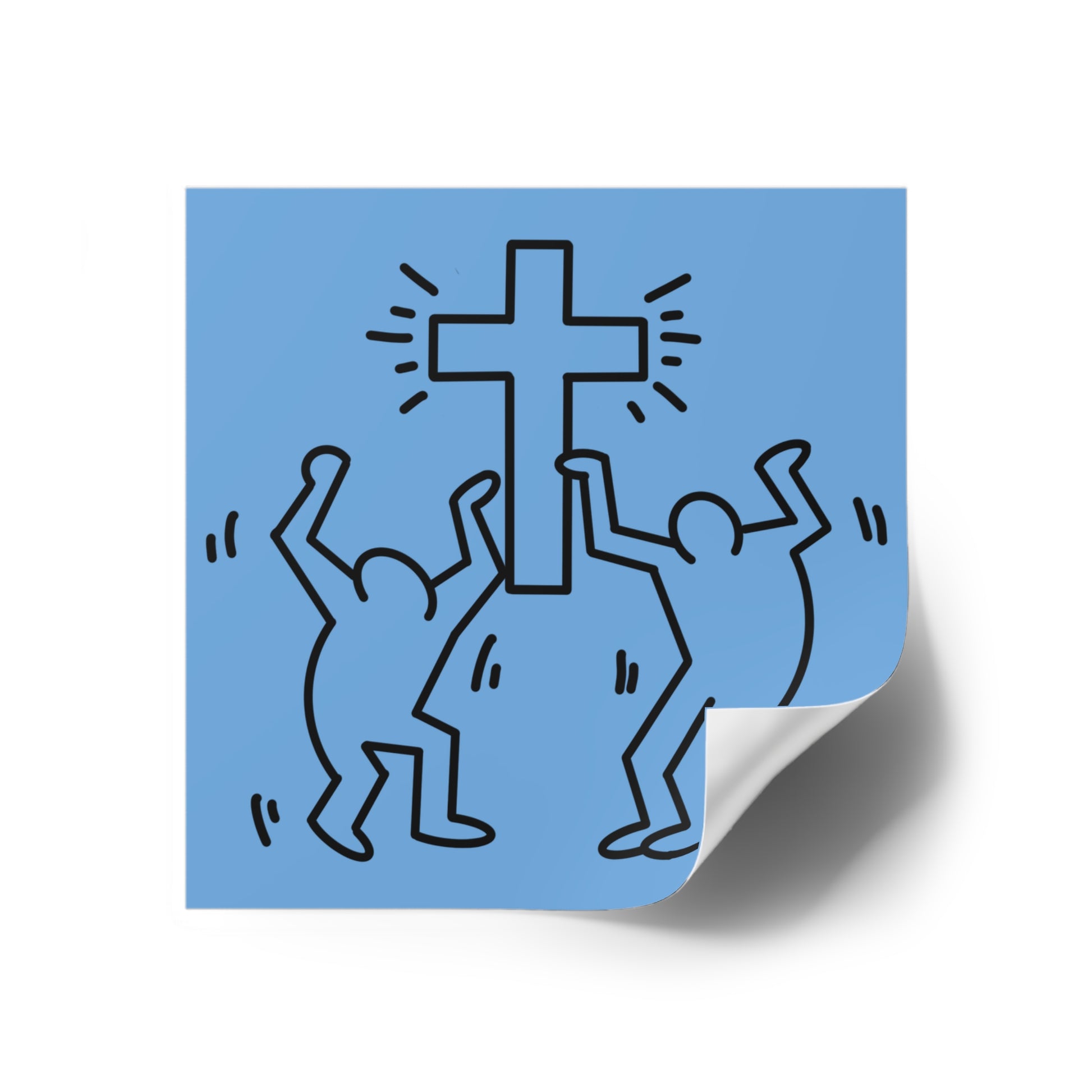 Herring - Inspired Cross - Vinyl Sticker - Rebels in Faith