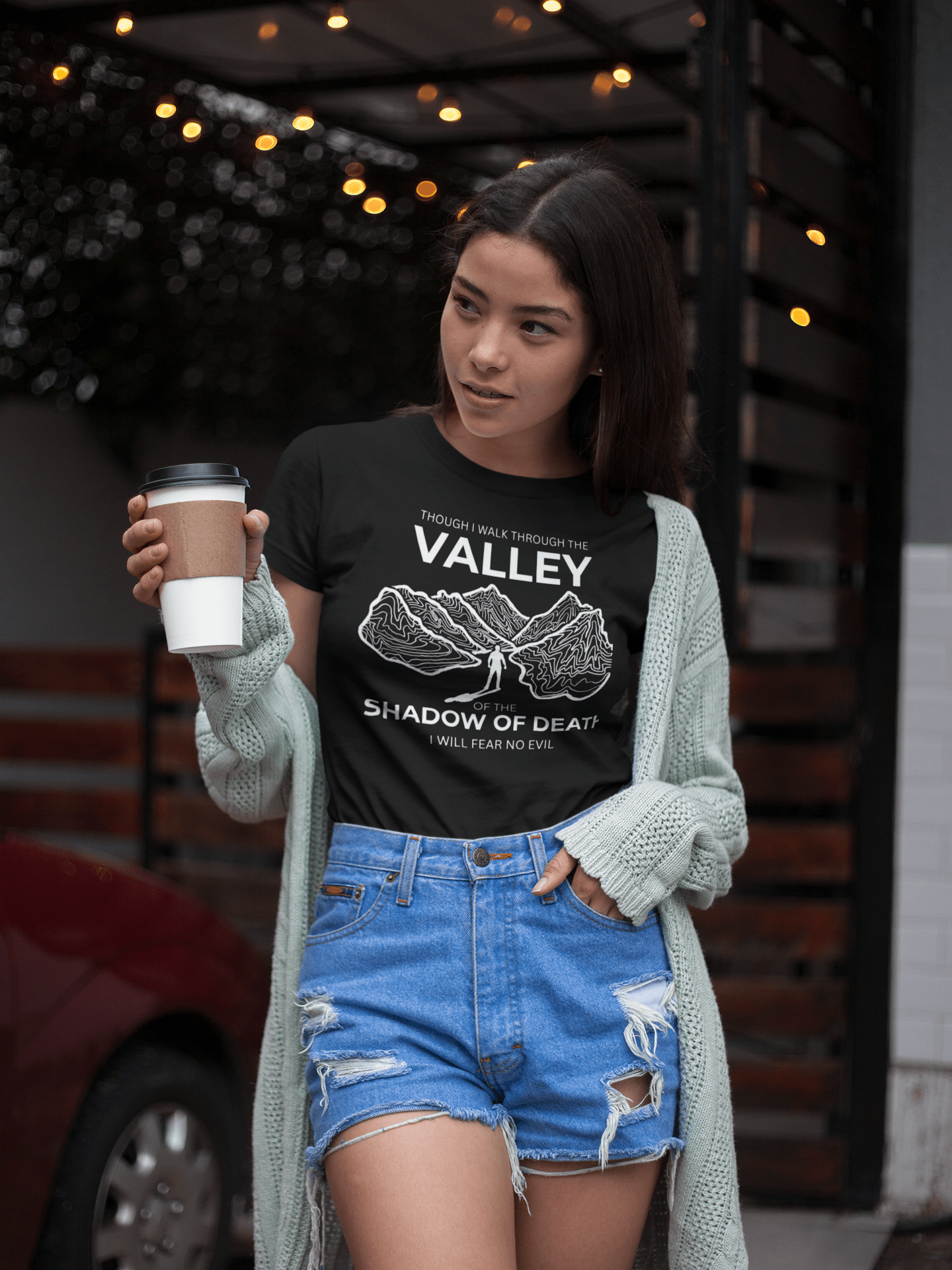 Psalm 23 - The Valley - Soft Unisex Jersey Tee - Rebels in Faith