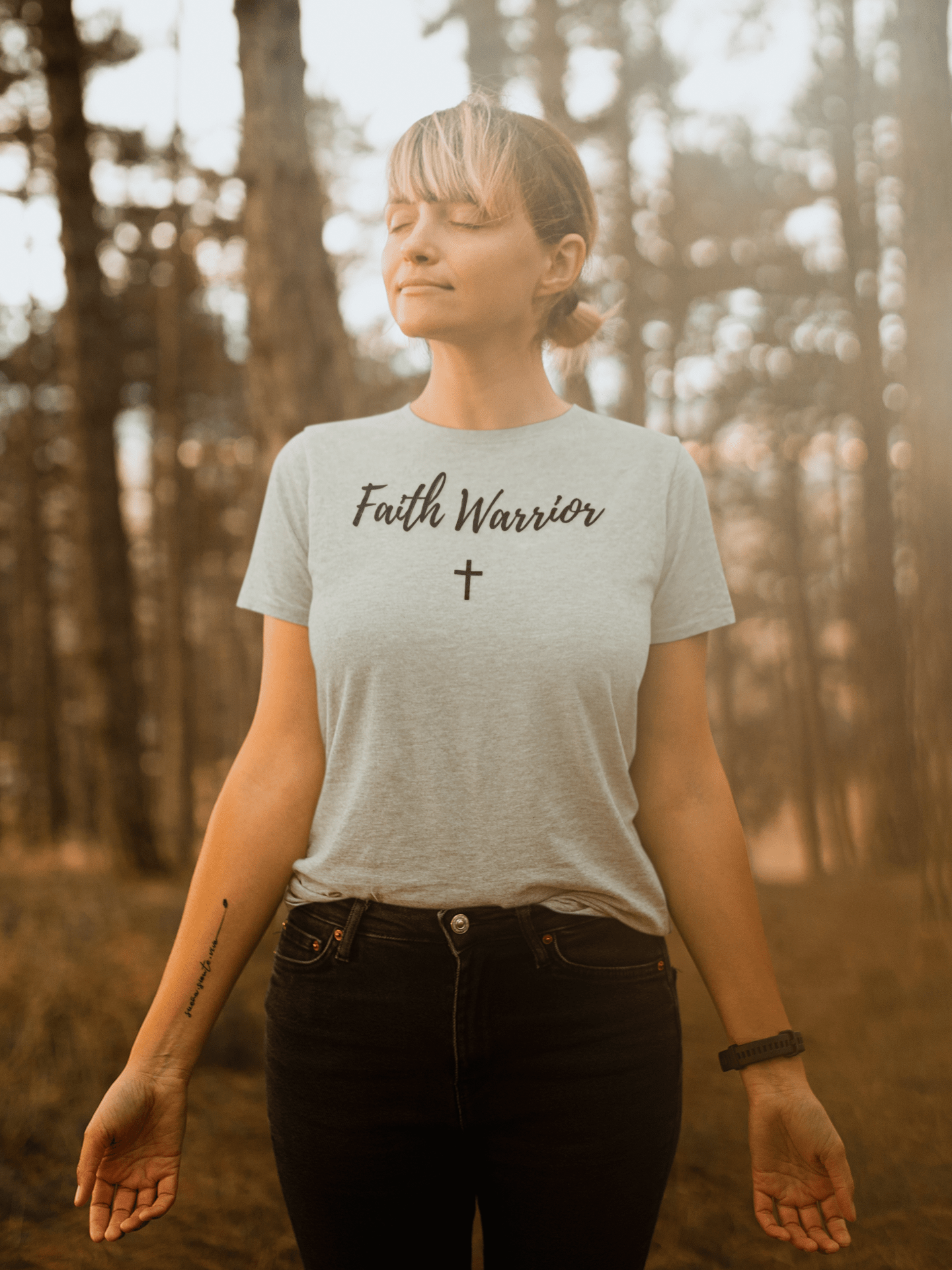 Women’s Faith Warrior — Comfort Tee - Rebels in Faith