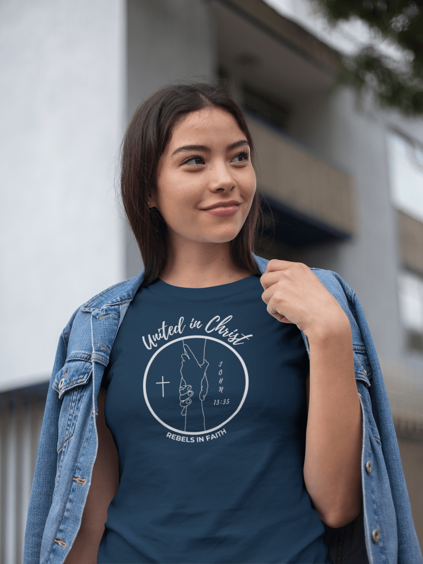 United in Christ - Relaxed Boyfriend Tee - Rebels in Faith