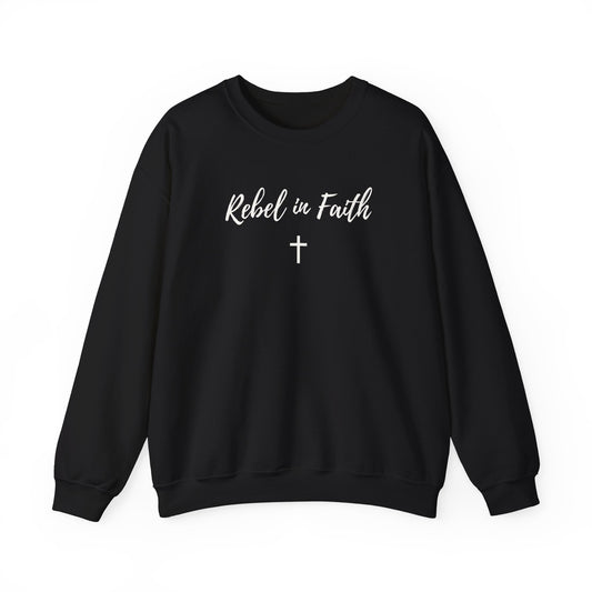 Women's Rebel in Faith - Comfort Crewneck Sweatshirt - Rebels in Faith