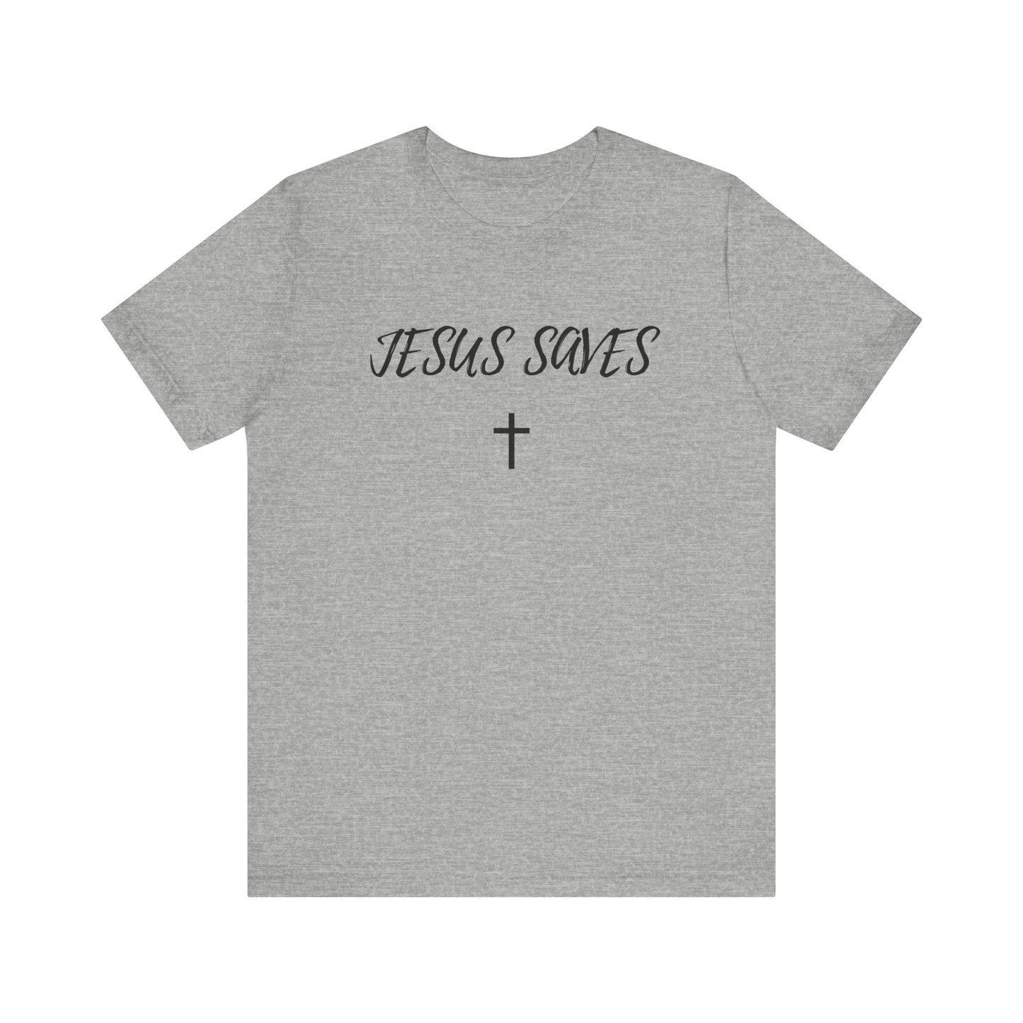 Women's Jesus Saves - Soft Unisex Jersey Tee - Rebels in Faith
