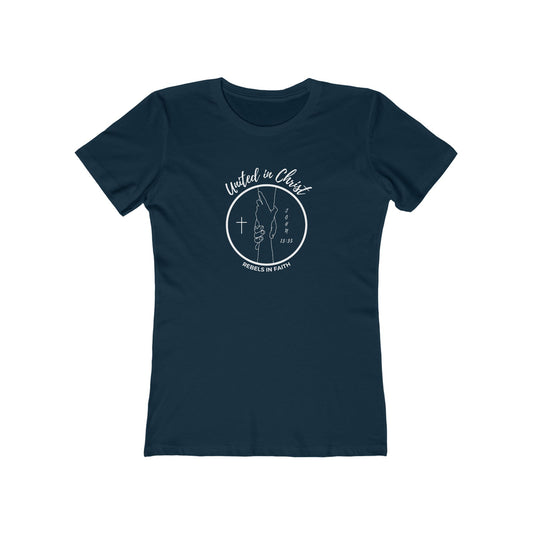 United in Christ - Relaxed Boyfriend Tee - Rebels in Faith
